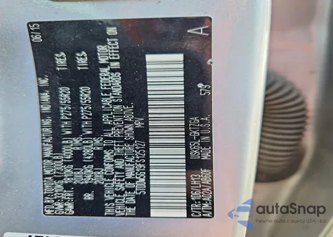 2015 Toyota Sequoia Platinum z USA, uszkodzony, nr VIN 5TDDW5G19FS125127